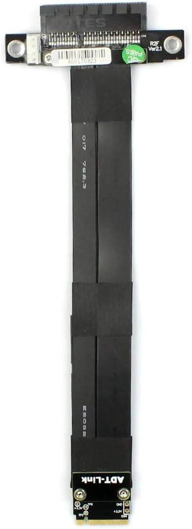 Main image of JMT ADT-R42 Series PCI-E 4X to M.2 NGFF NVMe M Key 2280 Riser Card 32G/BPS PCIe 3.0 x4 High Speed M2 Key-M PCI-Express Extension Cable (R42SF 30CM)