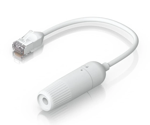 Alt view image 3 of 3 - Ubiquiti UniFi Easy Cable, 2-Pack (UACC-Cable-Extender-C6A) Ultra-Thin Shielded Cat6A Extension with IPX6 Waterproofing