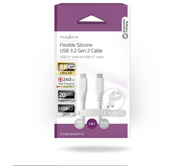 Alt view image 6 of 6 - NEDIS USB Cable