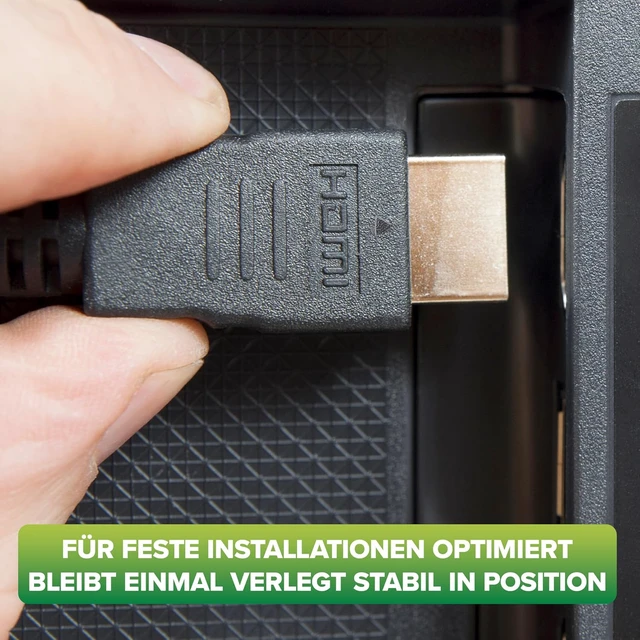 Alt view image 7 of 7 - InLine® 4k HDMI Cable, HDMI High Speed with Ethernet, HDMI 2.0, UHD, for Blu-ray, PS5, Xbox Series, Switch, Male/Male, Black, 10 m, 17510