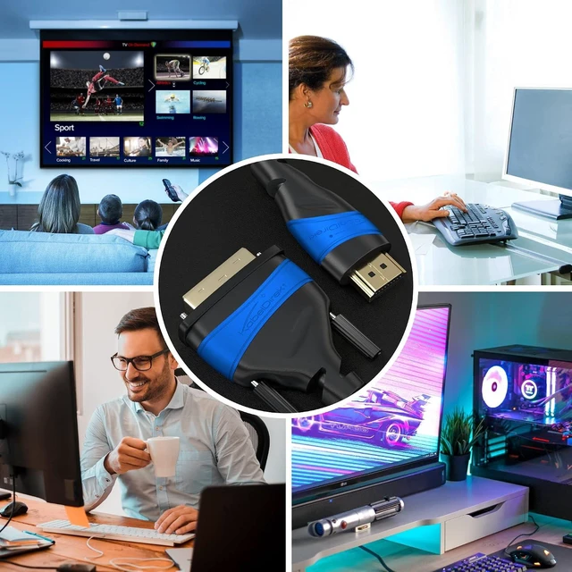 Alt view image 3 of 7 - KabelDirekt HDMI Extension 2x25ft