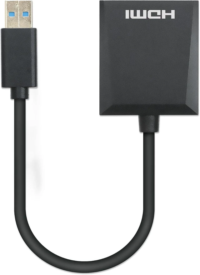 Alt view image 5 of 7 - Manhattan USB-A USB 3.1 Gen 1 to HDMI Adapter 1080p@60Hz