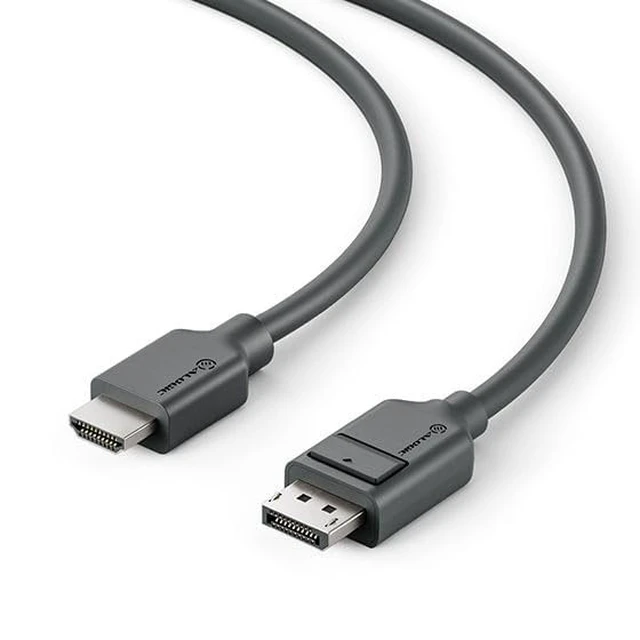 Alt view image 3 of 4 - ALOGIC Elements DisplayPort to HDMI Cable 3M, DisplayPort to HDMI Adapter Cable, Supports Up to 4K 60Hz, Male to Male, Compatible with PC, Laptop, Monitor, TV & Projector