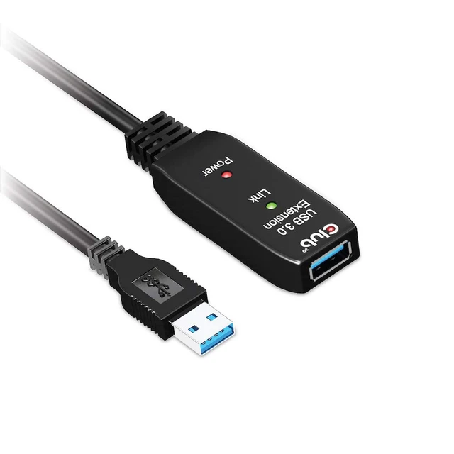Alt view image 6 of 7 - Club 3D USB 3.2 Gen1 Active Extension Cable 5 Metres M/B. 28AWG