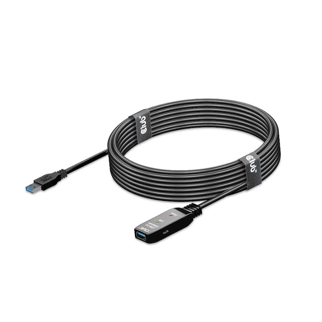 Alt view image 7 of 7 - Club 3D USB 3.2 Gen1 Active Extension Cable 5 Metres M/B. 28AWG