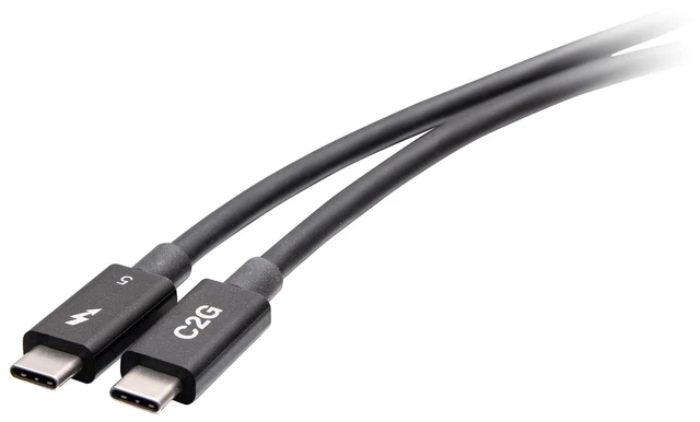 Main image of C2G 0.5M Thunderbolt 5 USB-C Active Cable. 80 to 120Gbps Data Transfer, 240 Watt Power Delivery, DP ALT Mode 8K Video Enabled