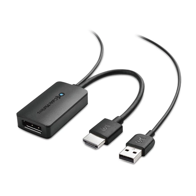 Main image of Cable Matters HDMI to DisplayPort Adapter, HDMI 2.0 to DP 1.2, 4K@60Hz