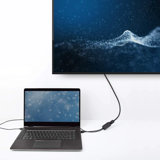 Alt view image 5 of 7 - Cable Matters HDMI to DisplayPort Adapter, HDMI 2.0 to DP 1.2, 4K@60Hz