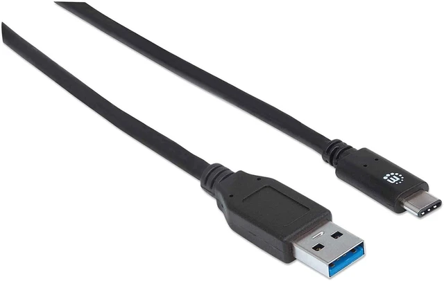 Alt view image 2 of 4 - Manhattan Super Speed + USB C Device Cable (354639)