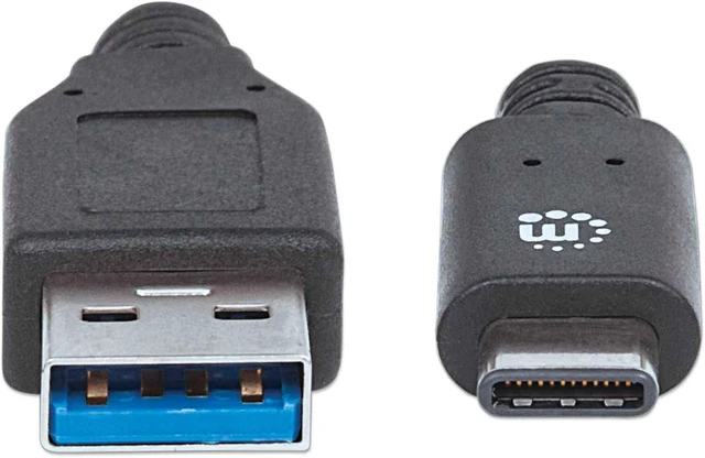 Alt view image 3 of 4 - Manhattan Super Speed + USB C Device Cable (354639)