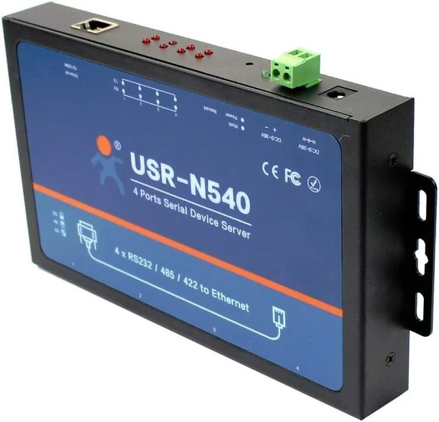 Alt view image 5 of 7 - 4 Serial Port RS232/RS485/RS422 to Ethernet Converter