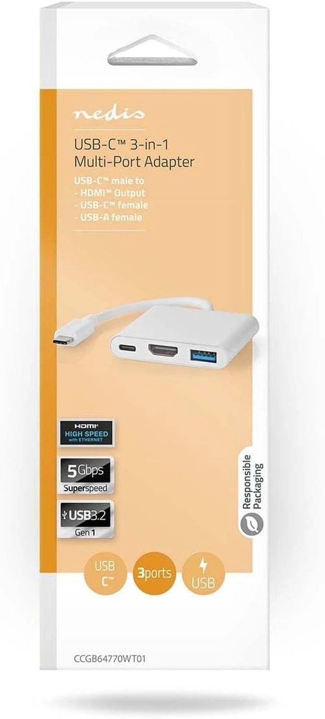 Alt view image 6 of 6 - NEDIS USB Multi-Port Adapter