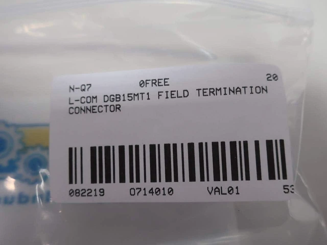Alt view image 4 of 7 - L-com DGB Series DB15 Male Connector for Field Termination (Screw Terminal)