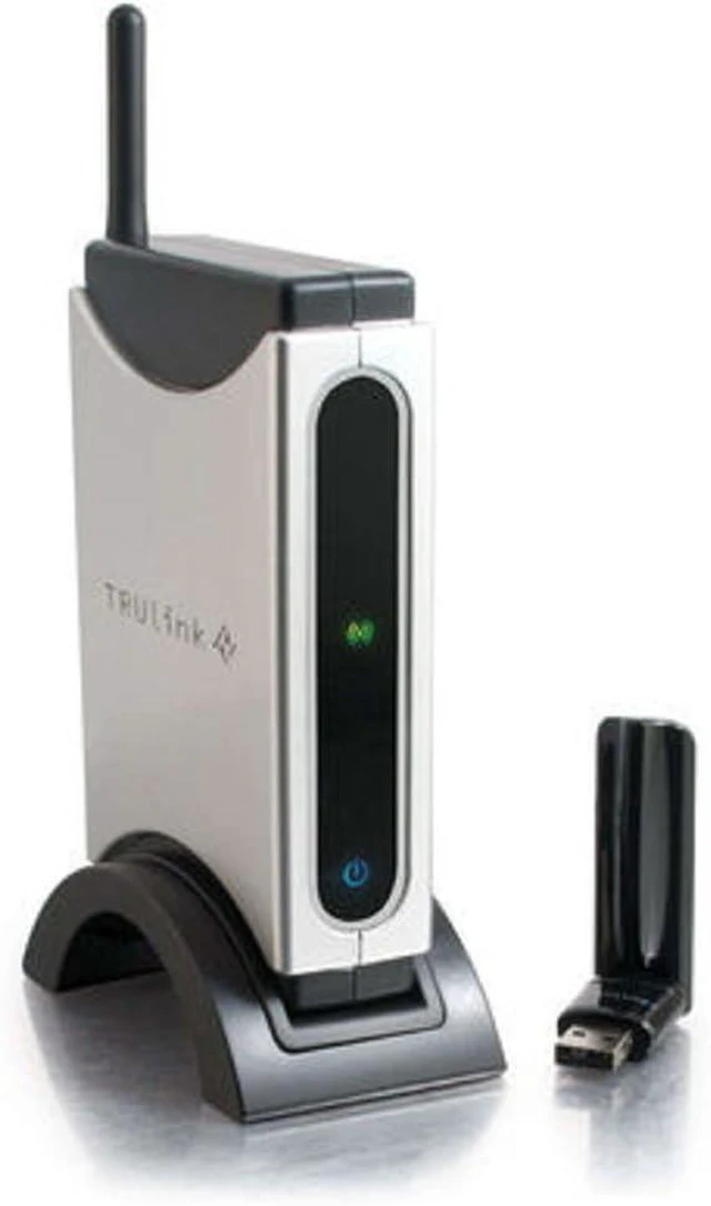 Main image of C2G/Cables to Go Trulink Wireless USB to VGA+3.5mm Audio Kit, Black/Silver (29355)