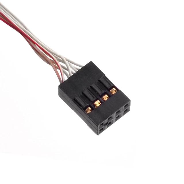 Alt view image 3 of 7 - Silverstone SST-CPS03 - Internal Mini SAS SFF8087 36pin to 4 SATA 7pin Thick Shielded Cable (with Sideband), Mini SAS Host/Controller to 4 SATA Target/Backplane, 0.5M