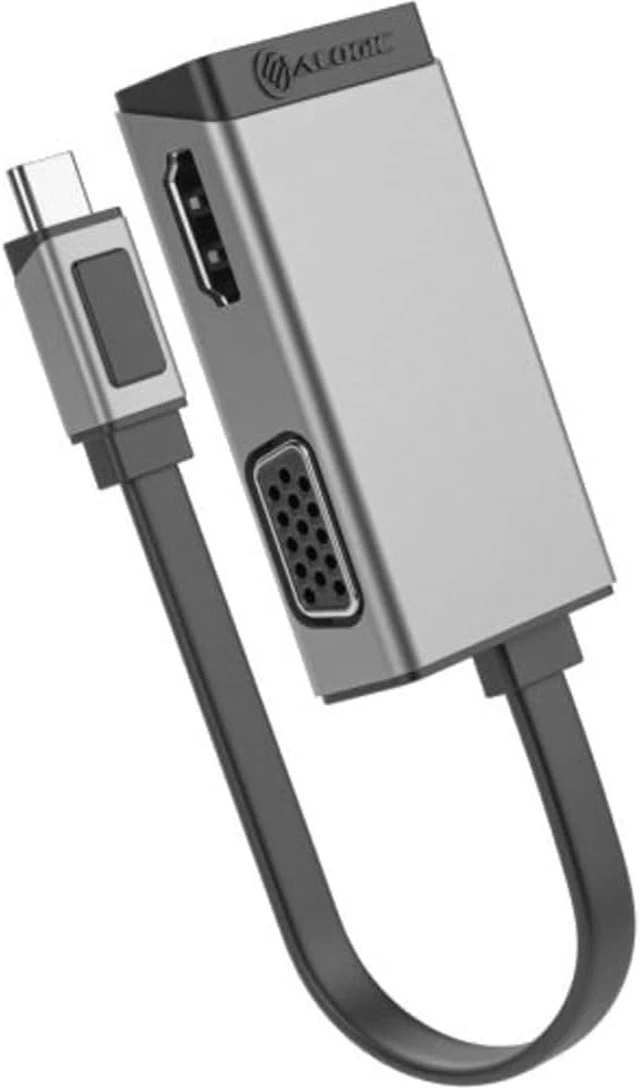 Alt view image 5 of 7 - ALOGIC MagForce Duo Play 2-in-1 Adapter - USB-C to HDMI & VGA