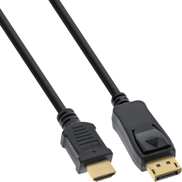 Main image of InLine 17184 DisplayPort to HDMI Converter Cable 1.5 m Black