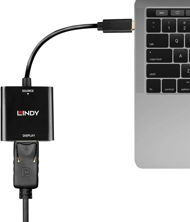 Alt view image 5 of 5 - Lindy USB Type C to DisplayPort Converter 4K144