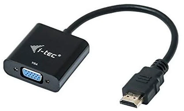 Alt view image 2 of 5 - i-tec Adapter HDMI VGA 1080p / 60Hz Black