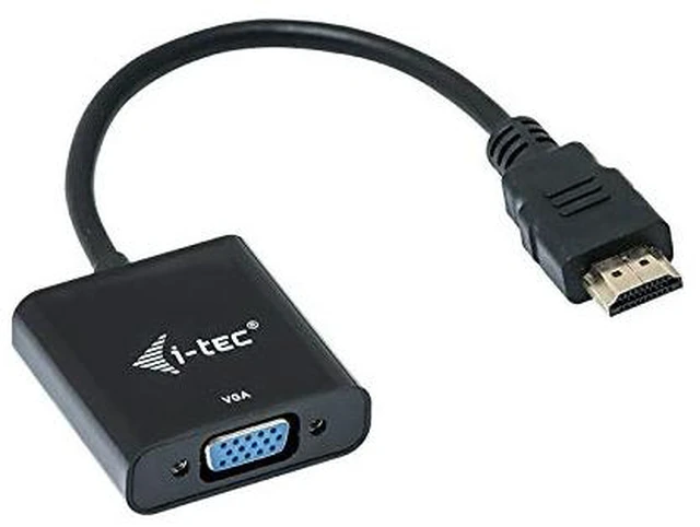Alt view image 3 of 5 - i-tec Adapter HDMI VGA 1080p / 60Hz Black