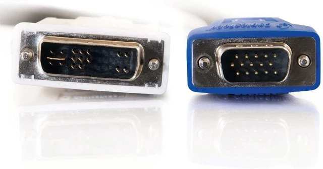 Alt view image 3 of 4 - C2G 1m DVI-A Male to HD15 VGA Male Analogue Video Cable