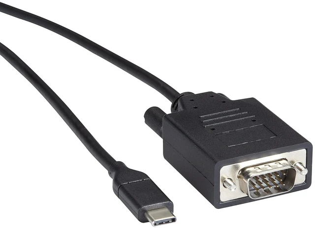 Alt view image 2 of 3 - Usb-C To Vga Adapter Cable, 1080P Hd, 9Ft