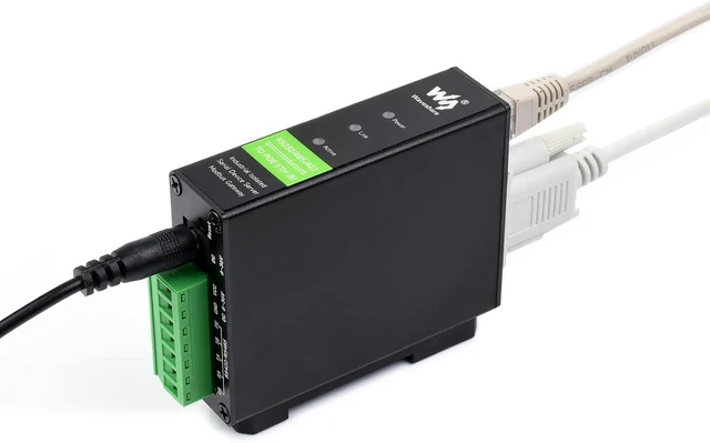 Main image of waveshare RS232 / 485/422 to RJ45 Ethernet Converter Module (B) with POE Function,TCP/IP to Serial Converter,Industrial Isolated Rail-Mount RS232/485/422 Serial Server,Multi Communication Modes