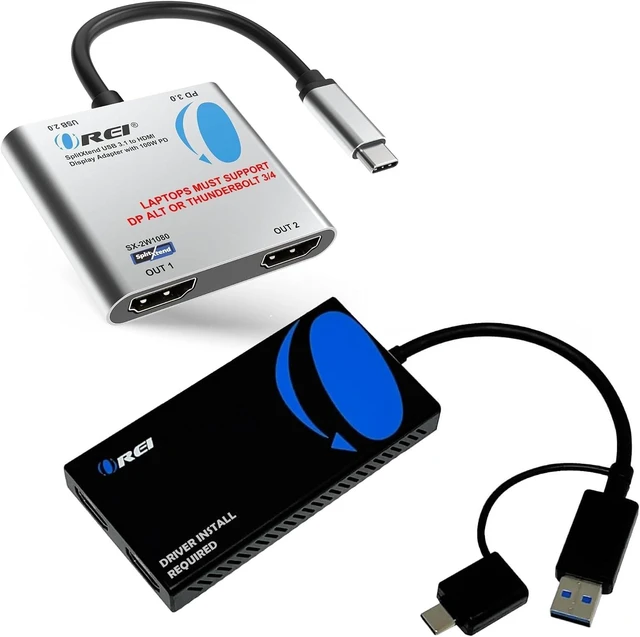 Main image of OREI SplitExtend HDMI Splitter Extended Display for Monitors