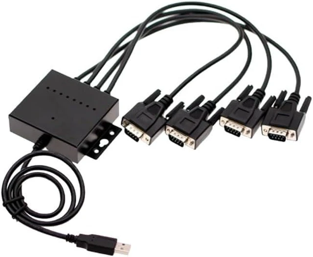 Main image of USB 4-Port Serial Adapter/USB 2.0 Quad Port Serial DB9 RS-232