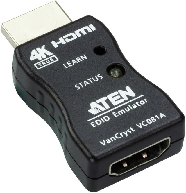 Main image of ATEN VC081A True 4K HDMI EDID Emulator Adapter VC081A up to 3840 x 2160 @ 60Hz (4:4:4)