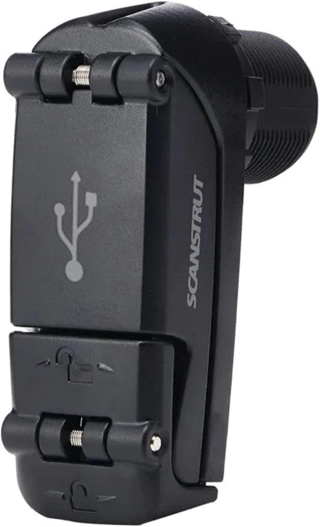 Alt view image 4 of 7 - Scanstrut SC-USB-03 ROKK Charge Pro. Fast Charge USB-A & USB-C Socket