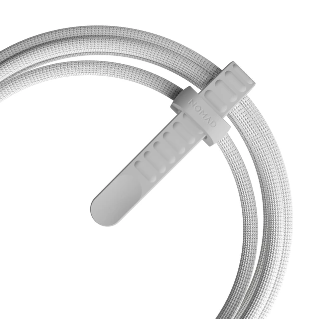 Alt view image 3 of 4 - NOMAD USB-C Cable 1.5M White V3, USB-C to USB-C Built with Kevlar, Charging Cable USB C, USB Type C Cable Fast Charging