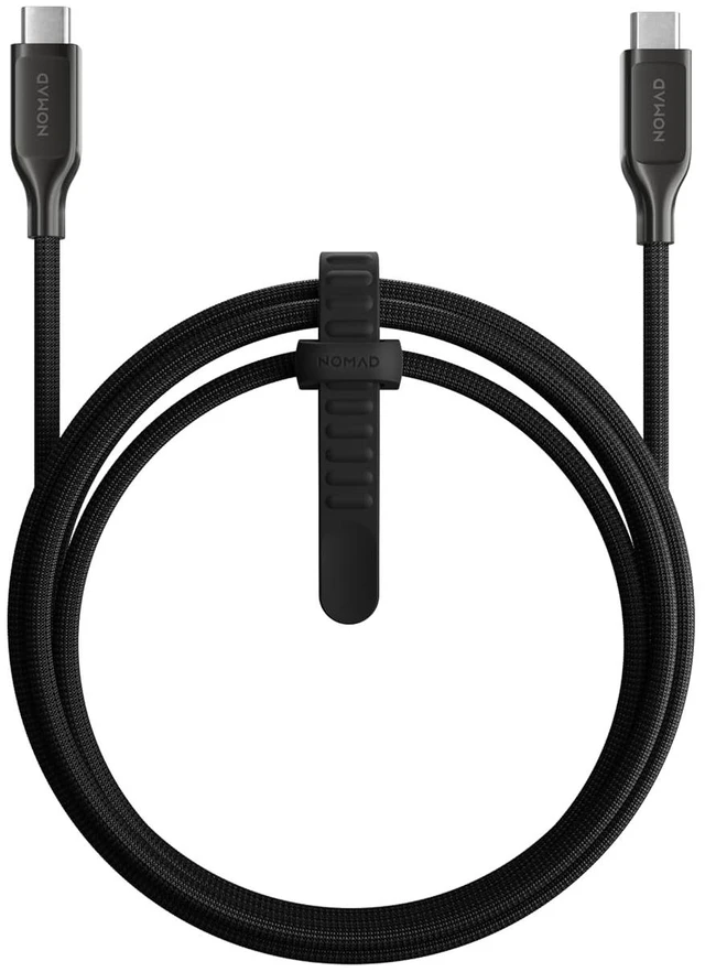 Main image of NOMAD USB-C Cable Carbide V3, 1.5M USB-C Built with Kevlar®, USB Type C to USB Type C Cable Fast Charging