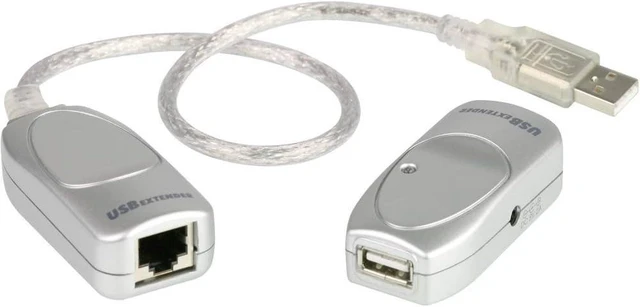 Main image of ATEN USB Cat 5/ Cat 5e/ Cat 6 Extender (60m) UCE60, Supports Windows, Mac, USB 2.0 Full Speed Compliant, Lowest Cost Solution for Extending USB Signals UK