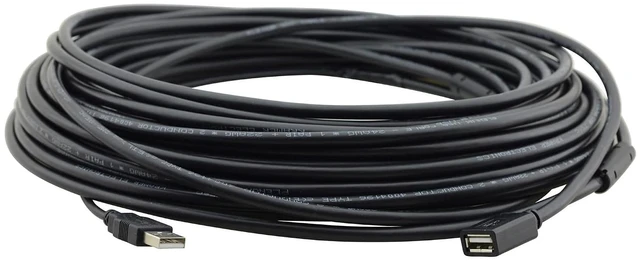 Main image of Kramer USB 2.0 Active Extension Cable CA-UAM/UAF-50, USB-A Male to Female, 50 ft, Data Only