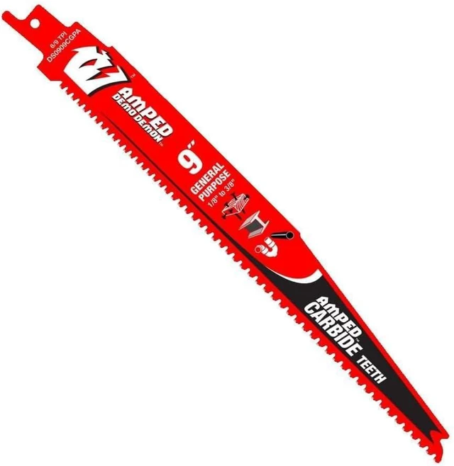 Main image of Diablo Amped Demo Demon Carbide Teeth Reciprocating Saw Blades - 9", 3-Pack