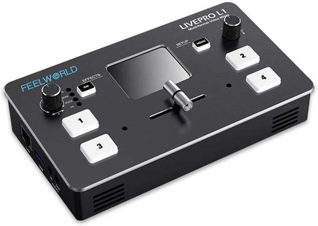 Alt view image 5 of 6 - FEELWORLD LIVEPRO L1 Multi-format Video Mixer 4 x HDMI inputs multi camera production real time live streaming