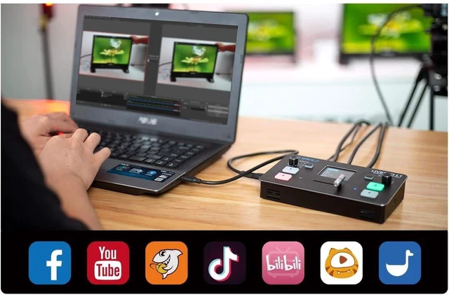Alt view image 6 of 6 - FEELWORLD LIVEPRO L1 Multi-format Video Mixer 4 x HDMI inputs multi camera production real time live streaming