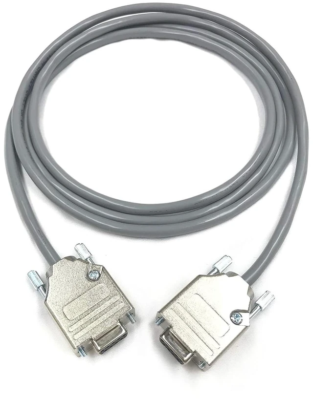 Alt view image 3 of 4 - Custom Cable Connection 40 Foot DB9 Female to Female RS232 Serial Cable - 24 AWG with Grey PVC Jacket - Made in USA