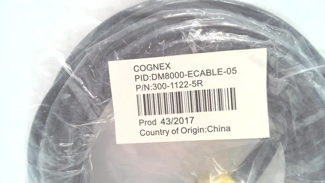 Alt view image 3 of 3 - COGNEX DM8000-ECABLE-05 5M, Cable, DATAMAN 8000, ETHERNET, Suggested Replacement for 300-1122-5R