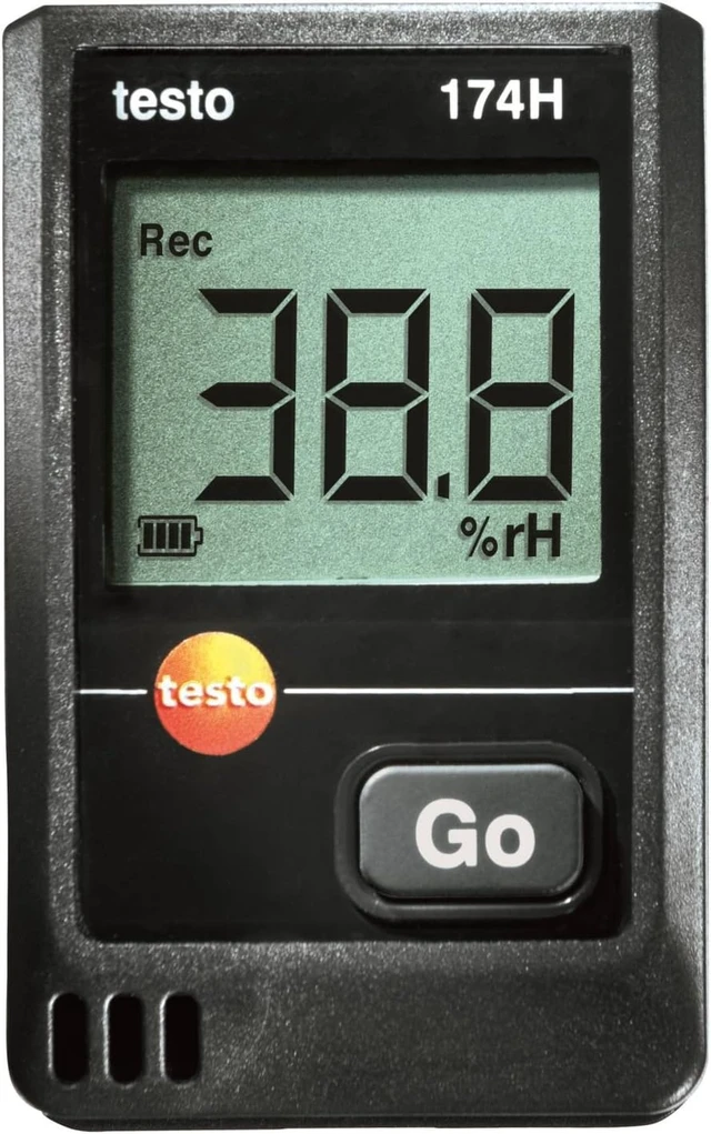 Alt view image 3 of 3 - Testo 0572 0500 Desktop Cradle with USB Cable for 174T and 174H Mini Data Loggers