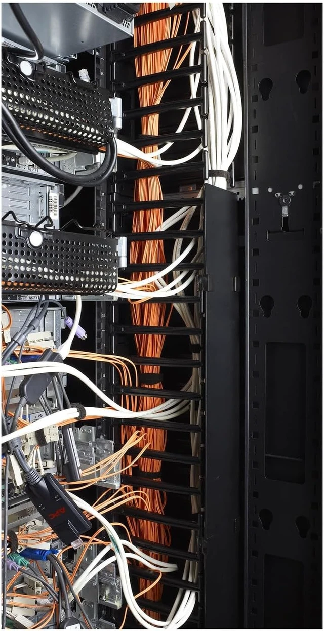 Alt view image 5 of 6 - APC AR7580A 2-Quantity Vertical Cable Manager for Netshelter