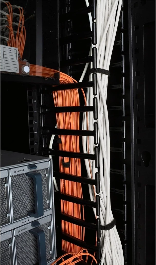 Alt view image 4 of 6 - APC AR7580A 2-Quantity Vertical Cable Manager for Netshelter
