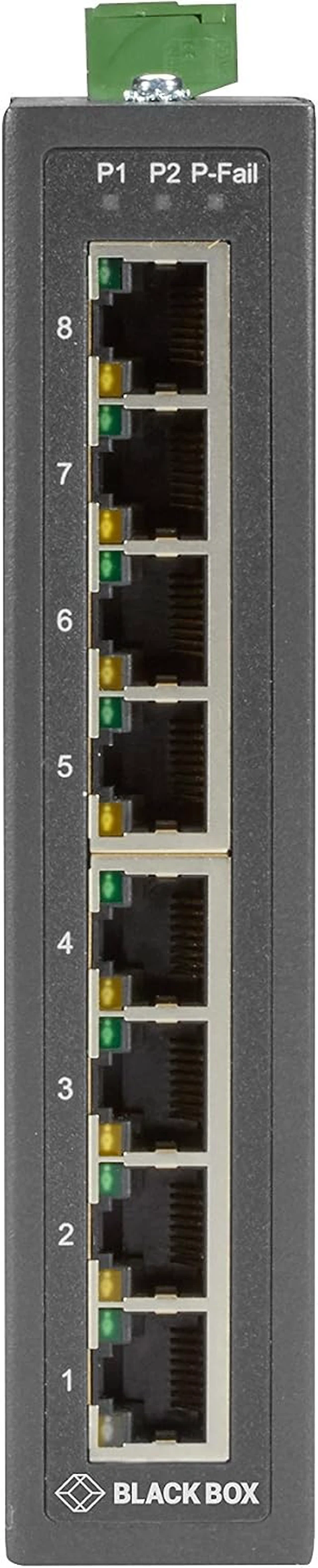 Alt view image 2 of 4 - Fast Ethernet (100-Mbps) Extreme Temperature Switch - (8) 10/100-Mbps Copper Rj4