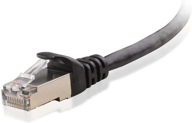 Alt view image 6 of 6 - Cable Matters 5-Pack 10-Foot Snagless Cat6 Ethernet Cable (Cat6 Cable, Cat 6 Cable) in Black & 5-Foot Short Cat6A (SSTP, SFTP) Shielded Ethernet Cable