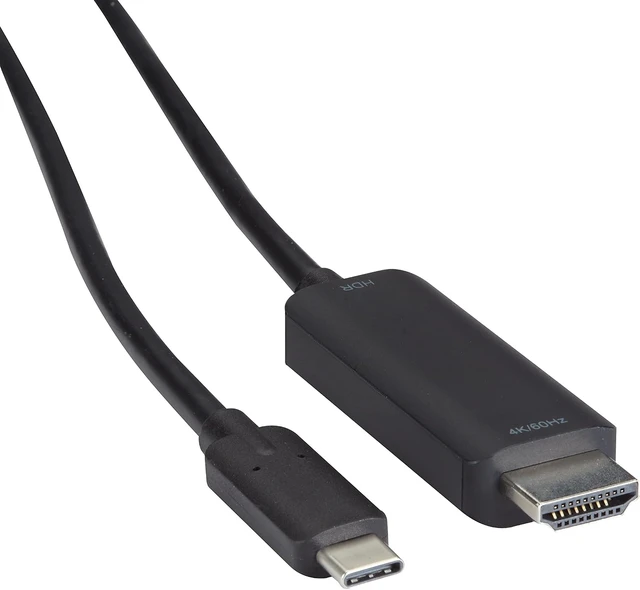 Alt view image 2 of 3 - Black Box USB-C to HDMI Active Adapter Cable, 4K60, HDR, 10ft