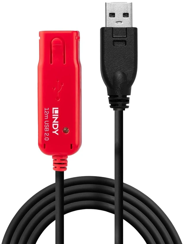 Main image of Lindy 12 Meter USB 2.0 Active Extension Cable Pro (42782), 12m