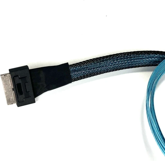 Alt view image 2 of 3 - 1 Meter Oculink 4i Cable: Oculink 4i to Oculink 4i High-Speed Cable - Buy 50CM Oculink 8i to 8X SATA for Efficient Data Transfer and Reliable Connectivity