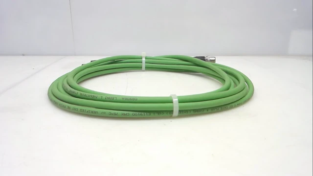 Alt view image 2 of 3 - BECKHOFF ZK1090-6191-0050 4-PIN, 5.00 M, 8-PIN, D-Coded RJ45, ETHERCAT/ETHERNET Cable, Flex, M12, Male, Plug, PUR, Straight