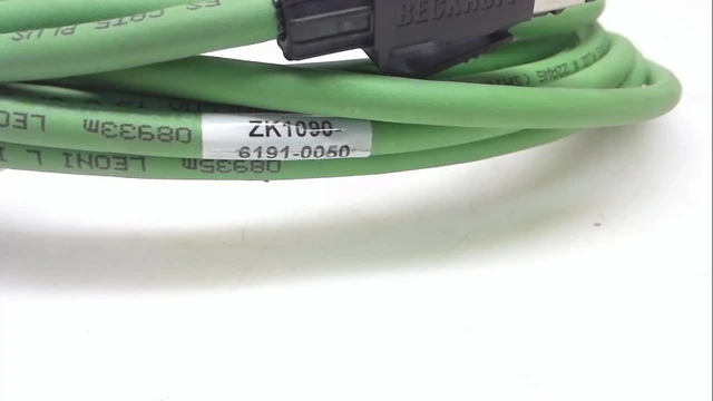 Alt view image 3 of 3 - BECKHOFF ZK1090-6191-0050 4-PIN, 5.00 M, 8-PIN, D-Coded RJ45, ETHERCAT/ETHERNET Cable, Flex, M12, Male, Plug, PUR, Straight